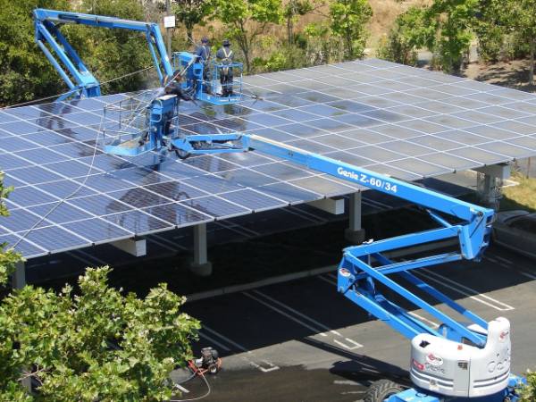 Can You Pressure Wash Solar Panels