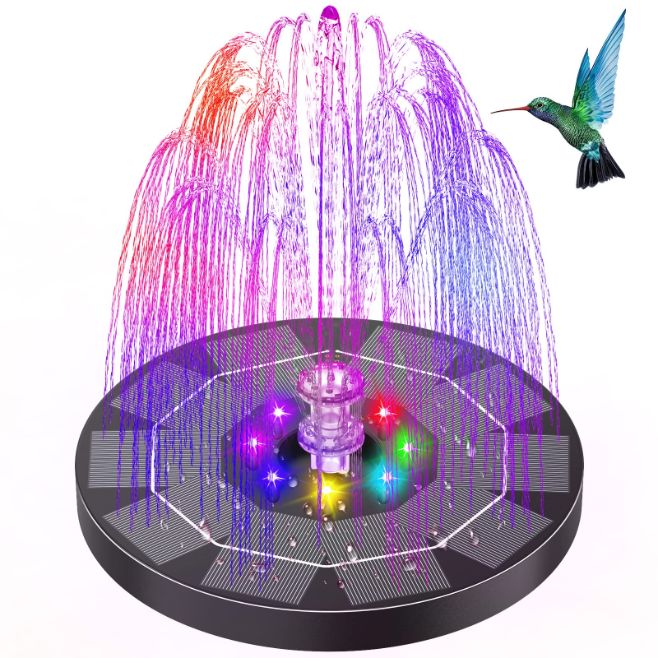 Aisitin 3.5w Led Solar Fountain For Bird Bath