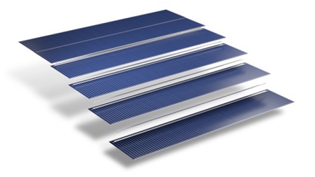 shingled solar panel